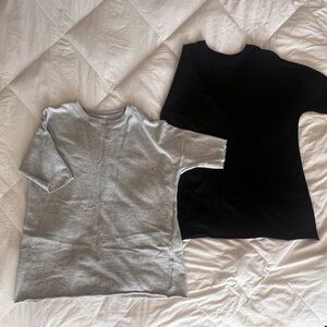 Black and grey XS cotton on t-shirt dresses